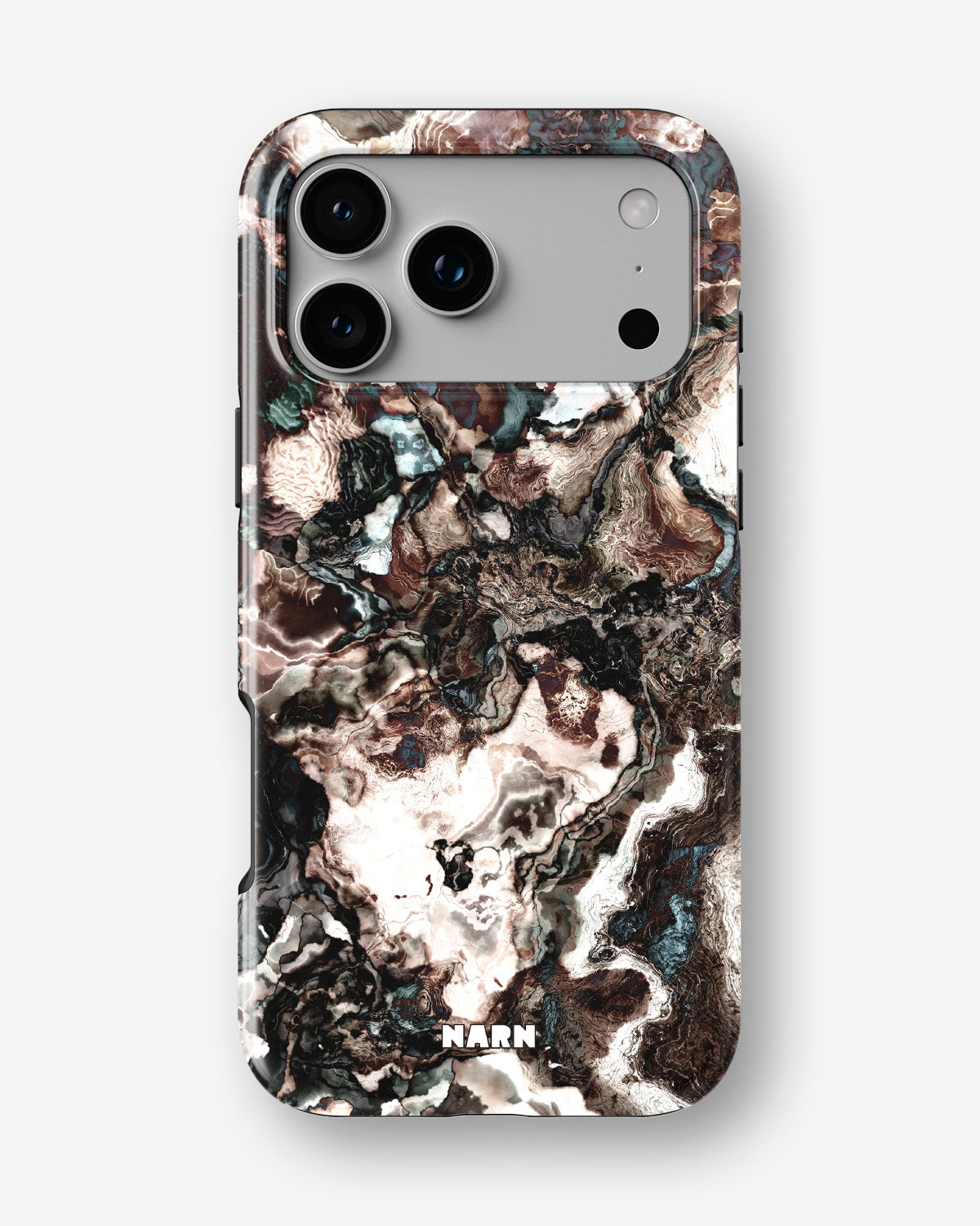 iPhone 17 Pro Max Tough Case – Marble Brown - View 1