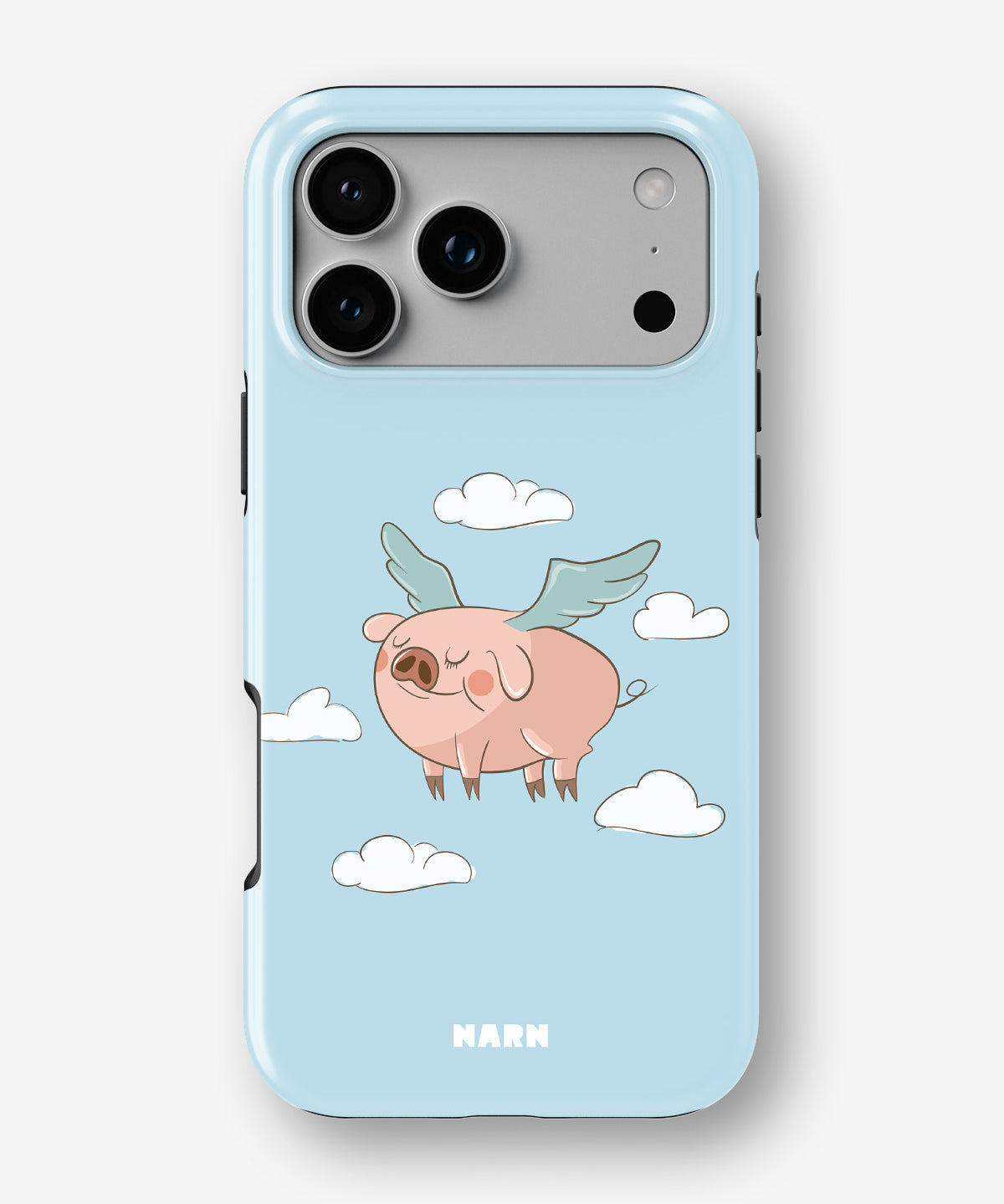 iPhone 17 Pro Max Tough Case – Dreamy Pig - View 1