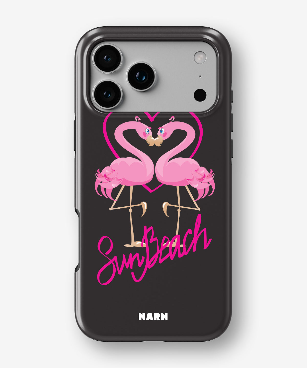 iPhone 17 Pro Max Tough Case – Beach Flamingo - View 1