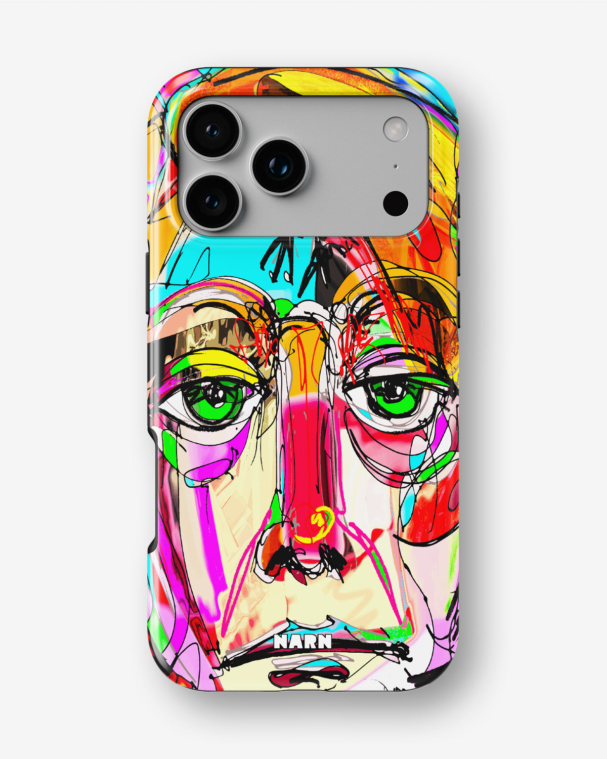 iPhone 17 Pro Max Tough Case – Abstract Portrait - View 1