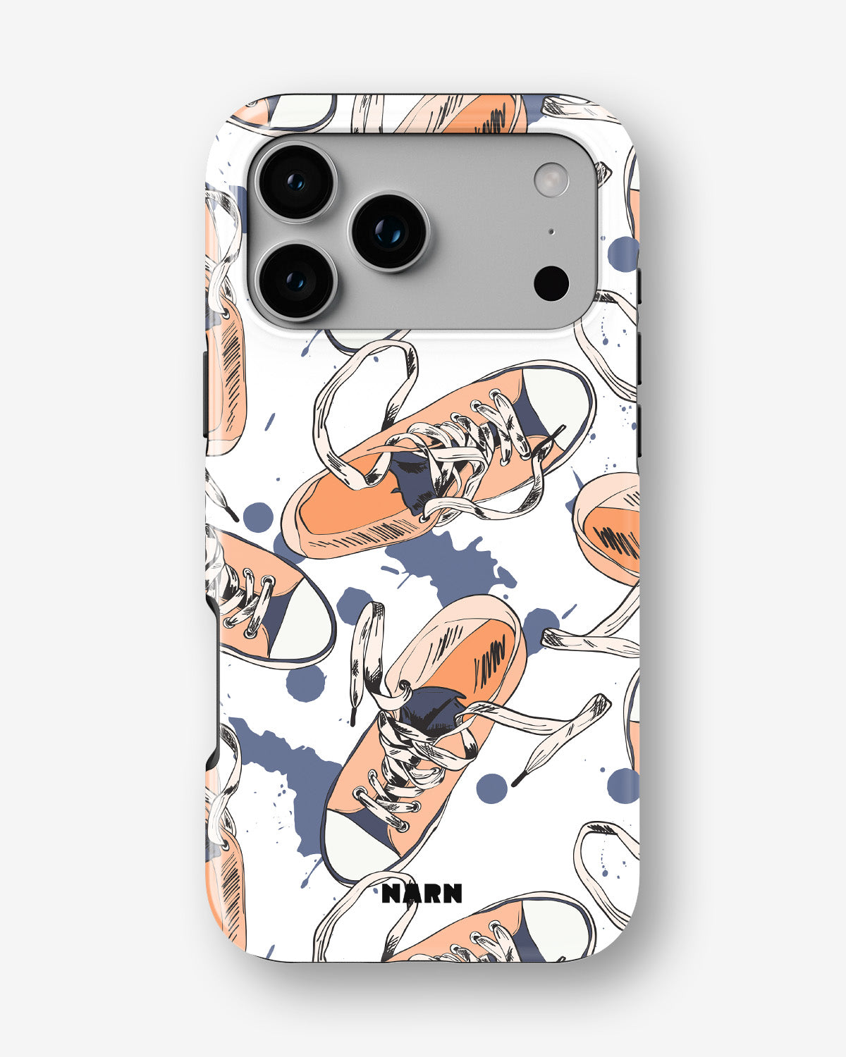 iPhone 17 Pro Max Tough Case – Apricot Sneakers - View 1