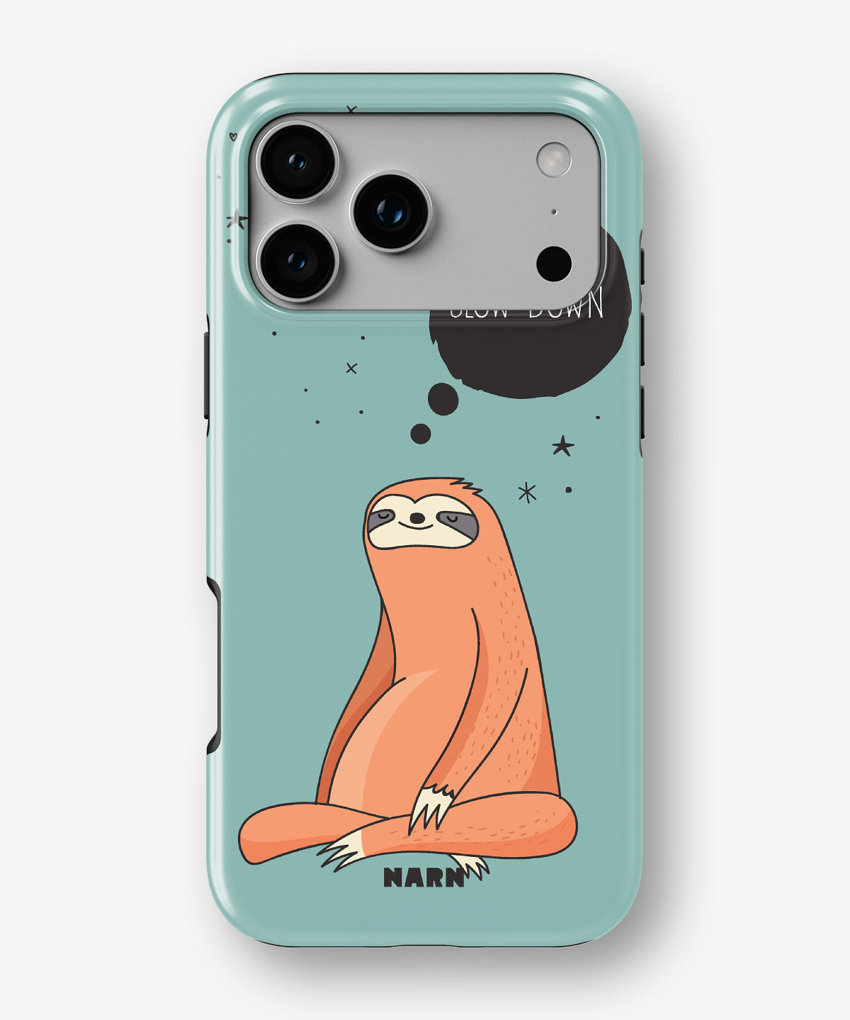 iPhone 17 Pro Max Tough Case – Slow Down Sloth - View 1