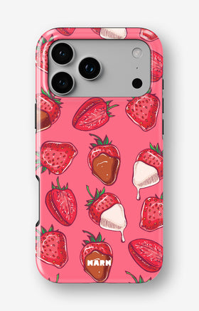 iPhone 17 Pro Max Tough Case – Strawberry Chocolate - View 1