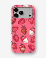 iPhone 17 Pro Max Tough Case – Strawberry Chocolate - View 1