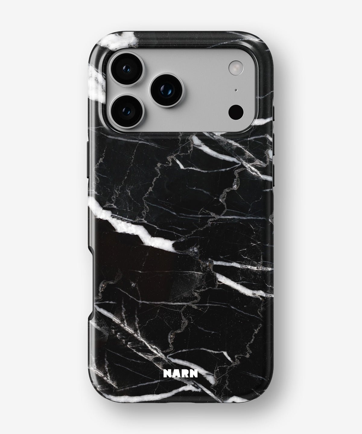 iPhone 17 Pro Max Tough Case – Black Marble - View 1