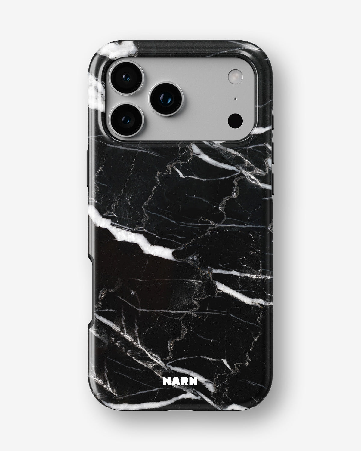 iPhone 17 Pro Max Tough Case – Black Marble - View 1