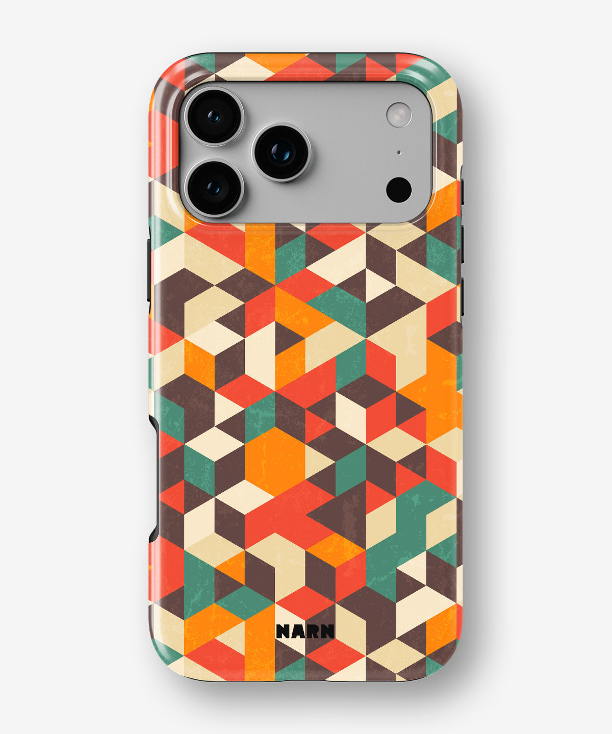iPhone 17 Pro Max Tough Case – Retro Geometric - View 1