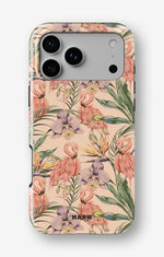 iPhone 17 Pro Max Tough Case – Flamingos & Flowers - View 1