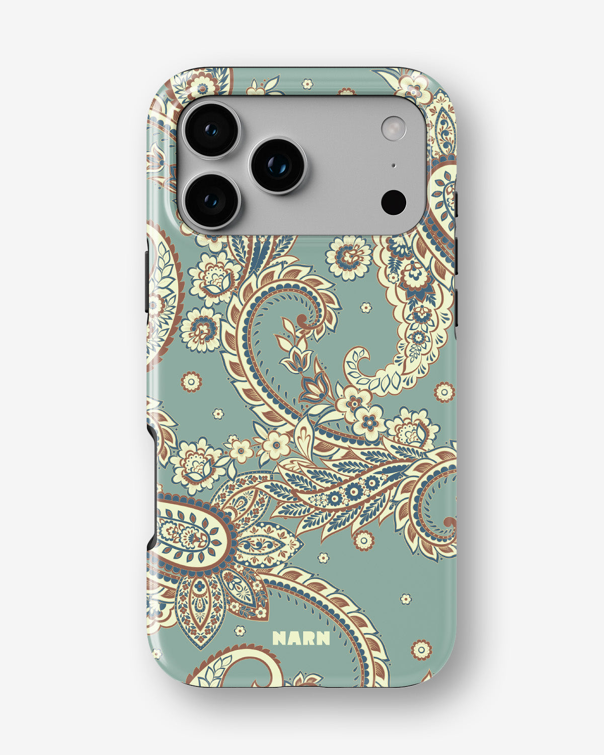 iPhone 17 Pro Max Tough Case – Paisley Green - View 1