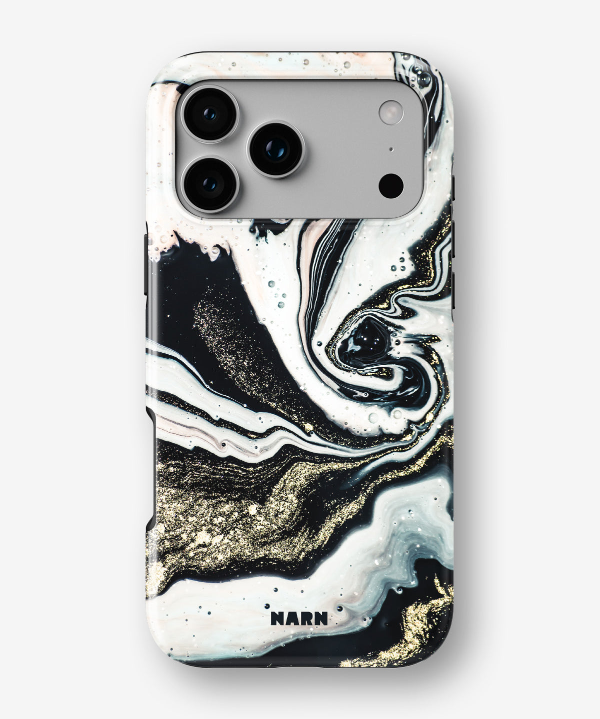 iPhone 17 Pro Max Tough Case – Golden Swirl - View 1