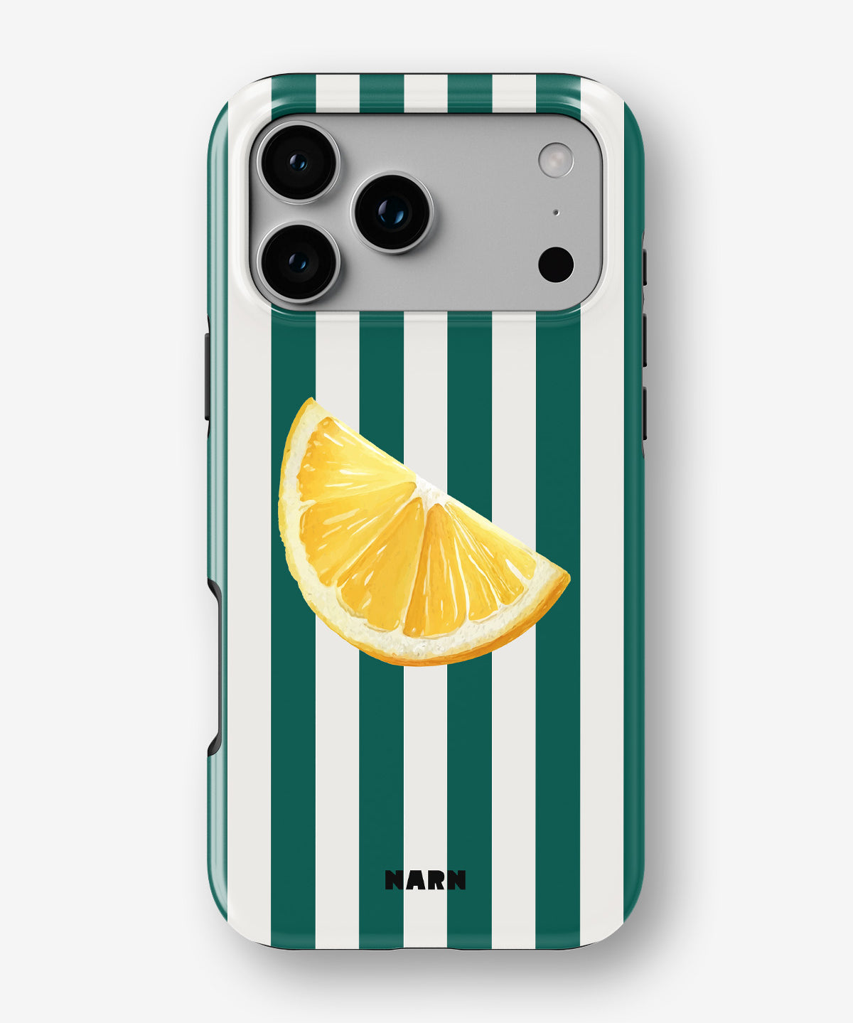 iPhone 17 Pro Max Tough Case – Lemon Stripes - View 1