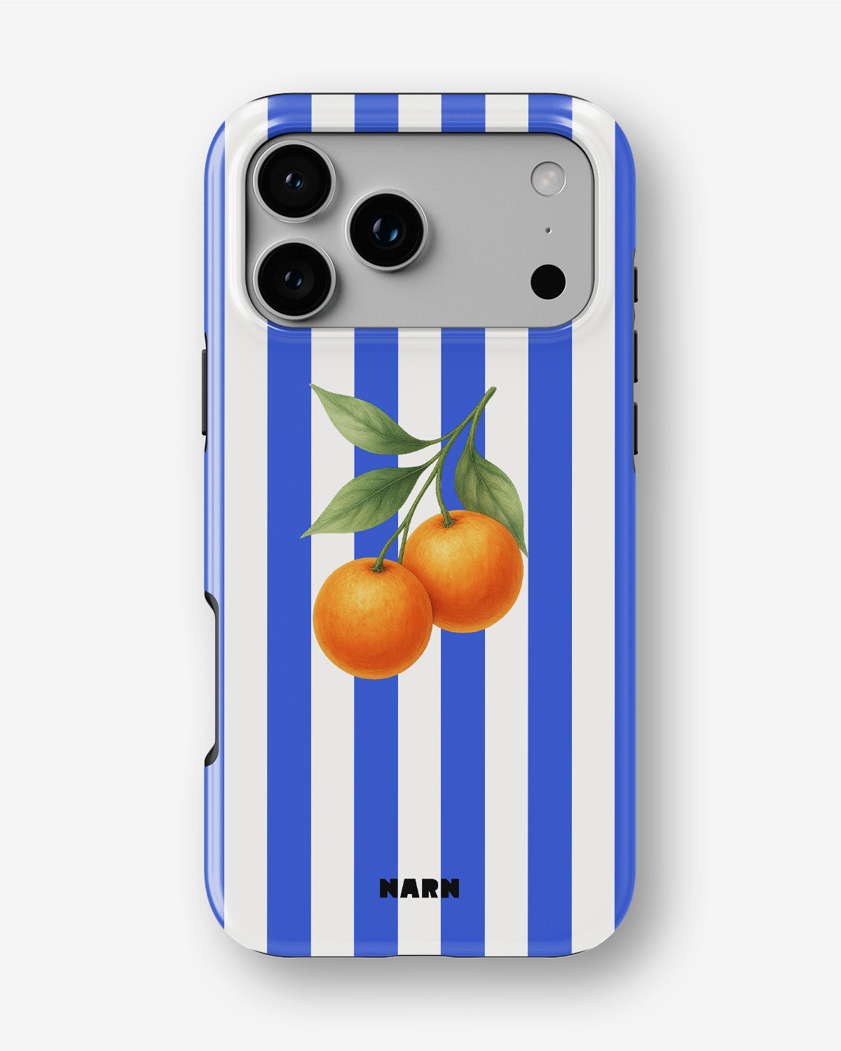 iPhone 17 Pro Max Tough Case – Orange Stripes - View 1