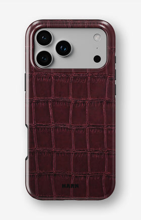 iPhone 17 Pro Max Tough Case – Rouge Croc - View 1