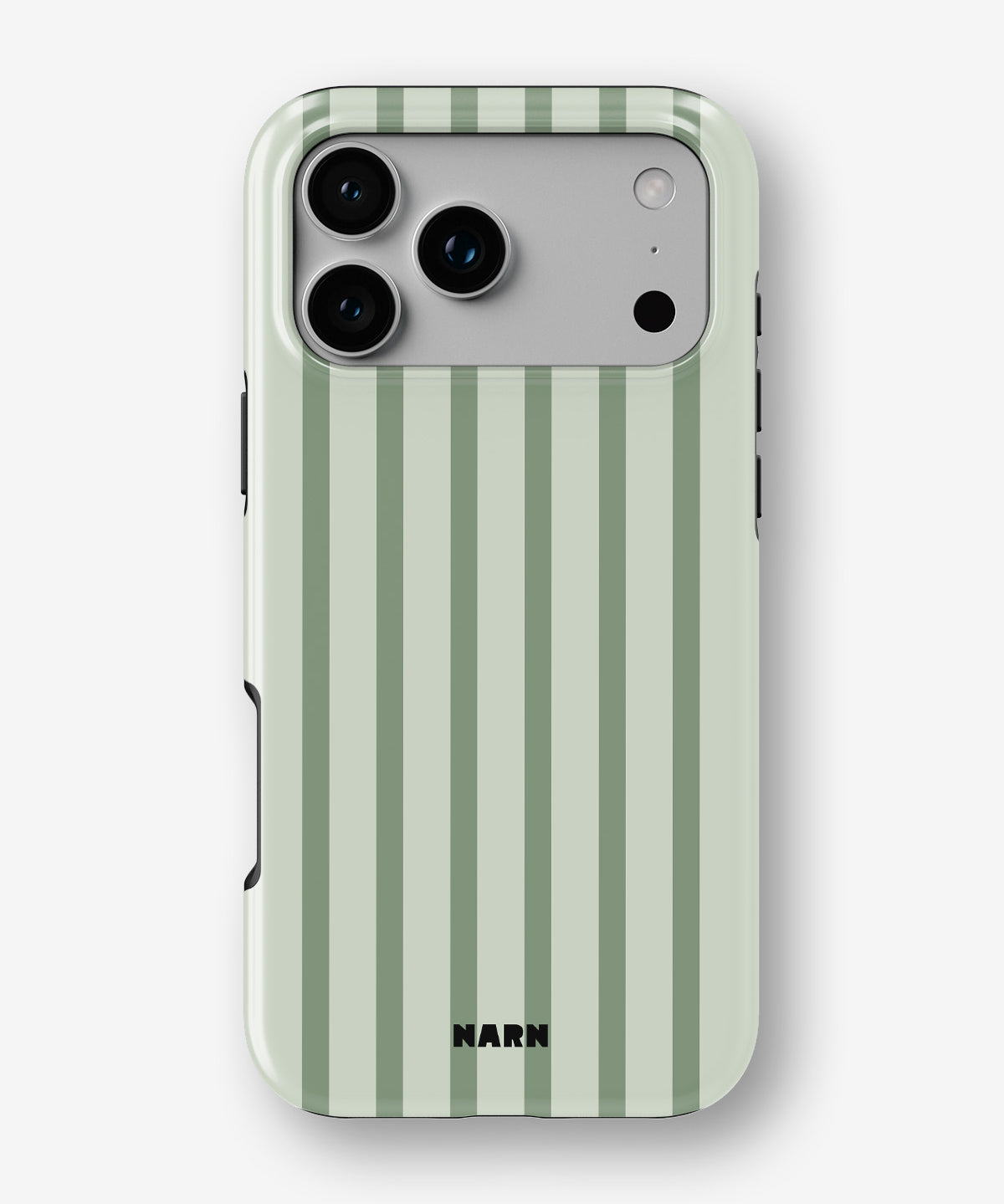 iPhone 17 Pro Max Tough Case – Sage Stripes - View 1