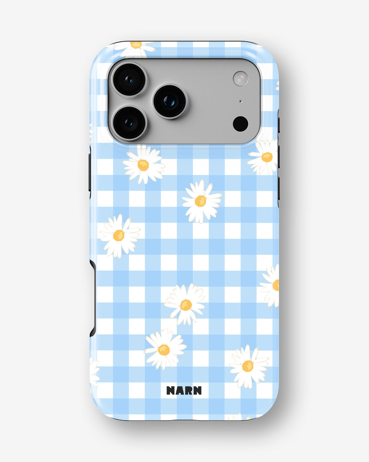 iPhone 17 Pro Max Tough Case – Blue Daisies - View 1