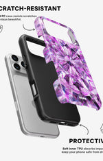 iPhone 17 Pro Max Tough Case – Lavender Crystals - View 2