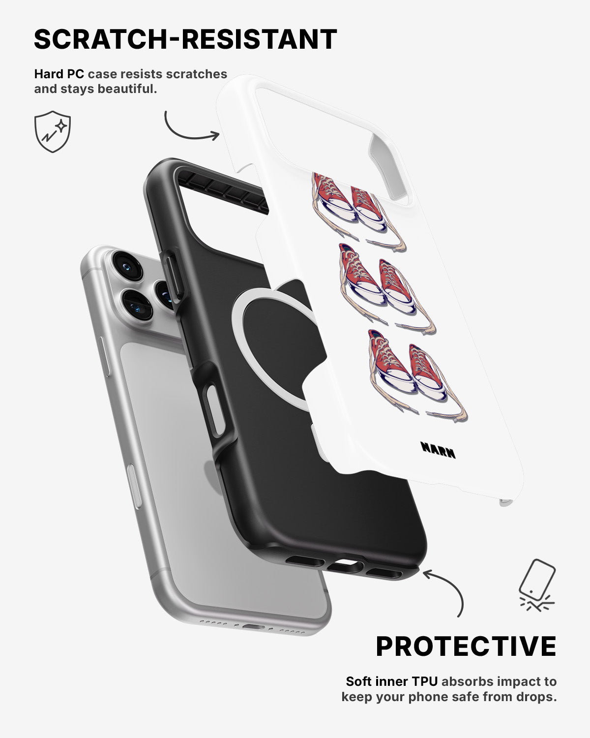 iPhone 17 Pro Max Tough Case – Shoes - View 2