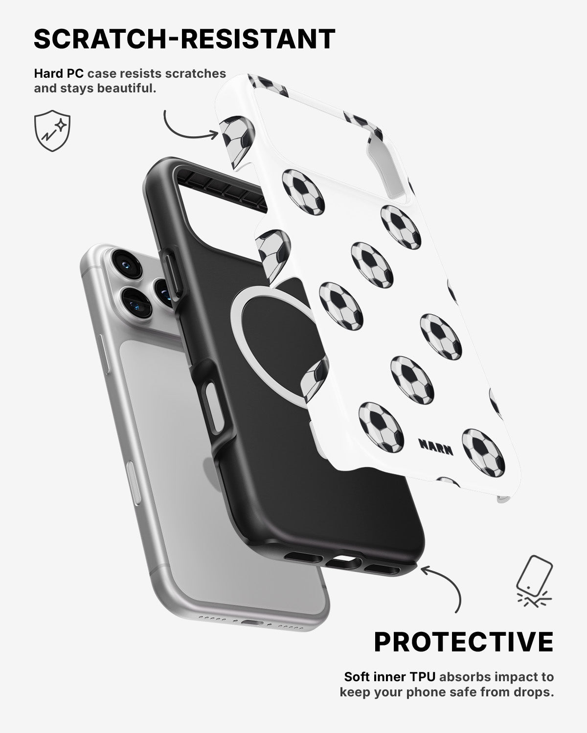 iPhone 17 Pro Max Tough Case – Football Fever - View 2
