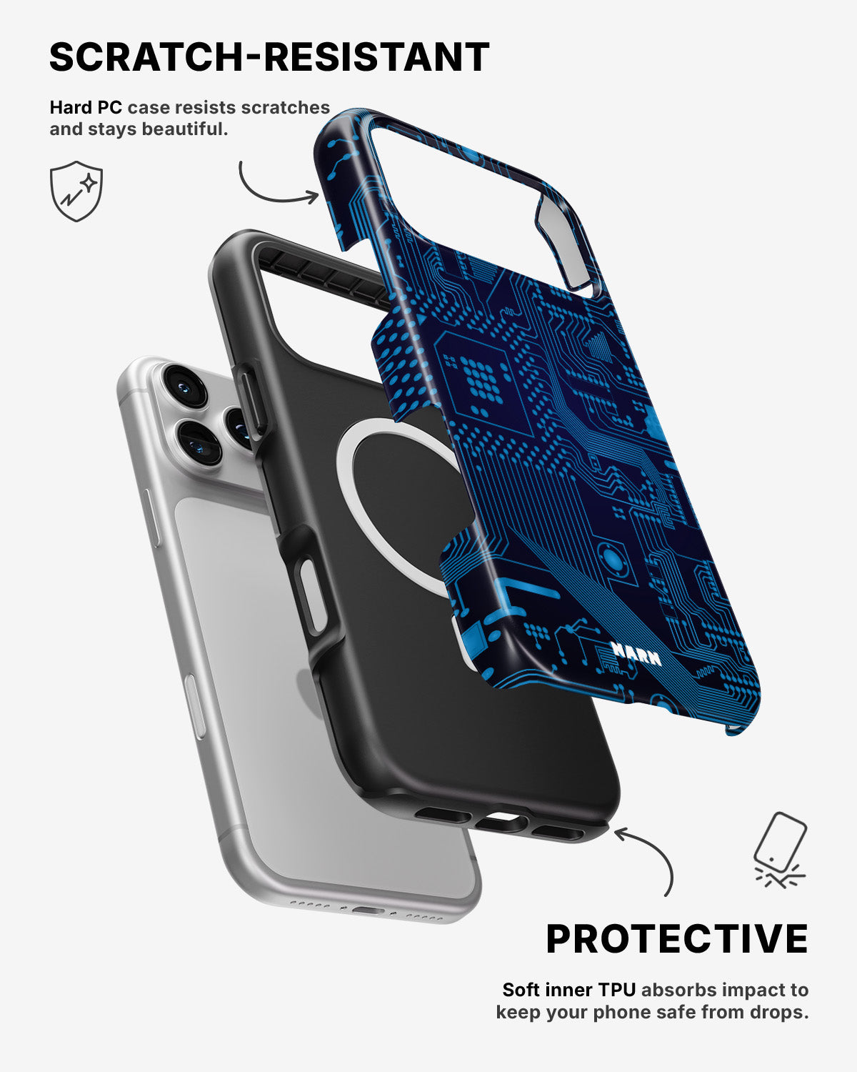 iPhone 17 Pro Max Tough Case – Circuit Board - View 2