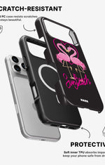 iPhone 17 Pro Max Tough Case – Beach Flamingo - View 2
