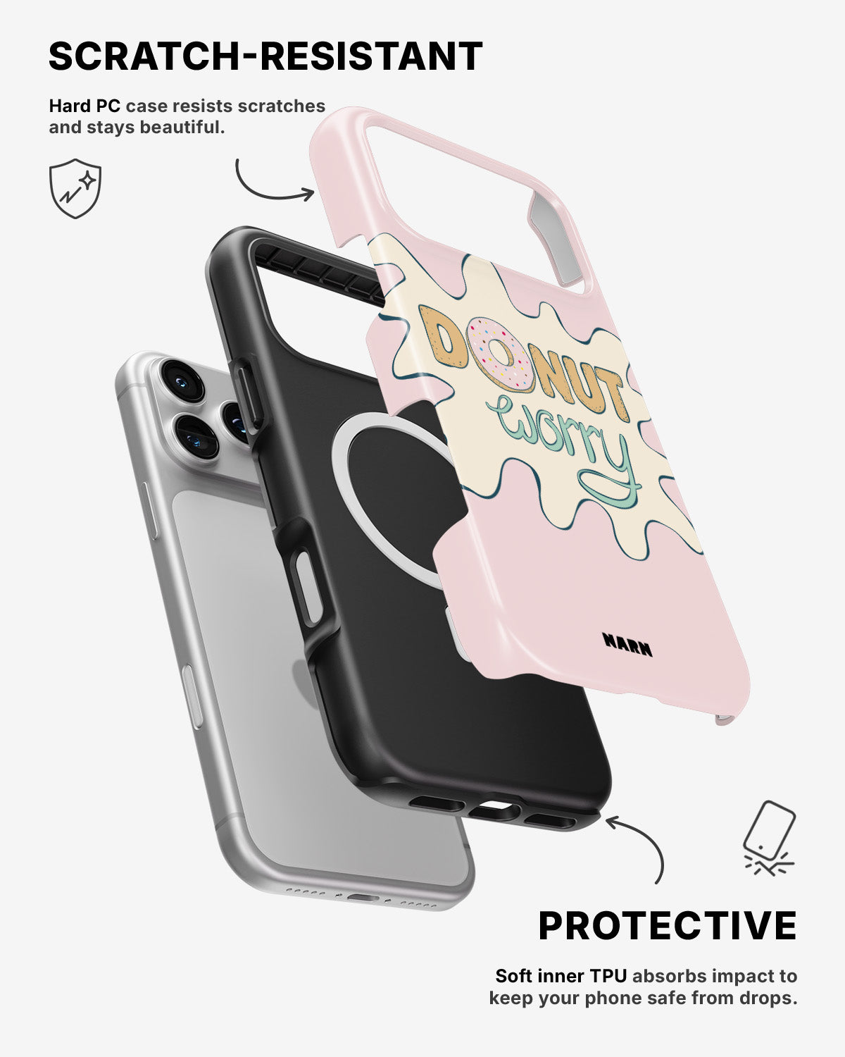 iPhone 17 Pro Max Tough Case – Donut Worry - View 2