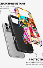 iPhone 17 Pro Max Tough Case – Abstract Portrait - View 2