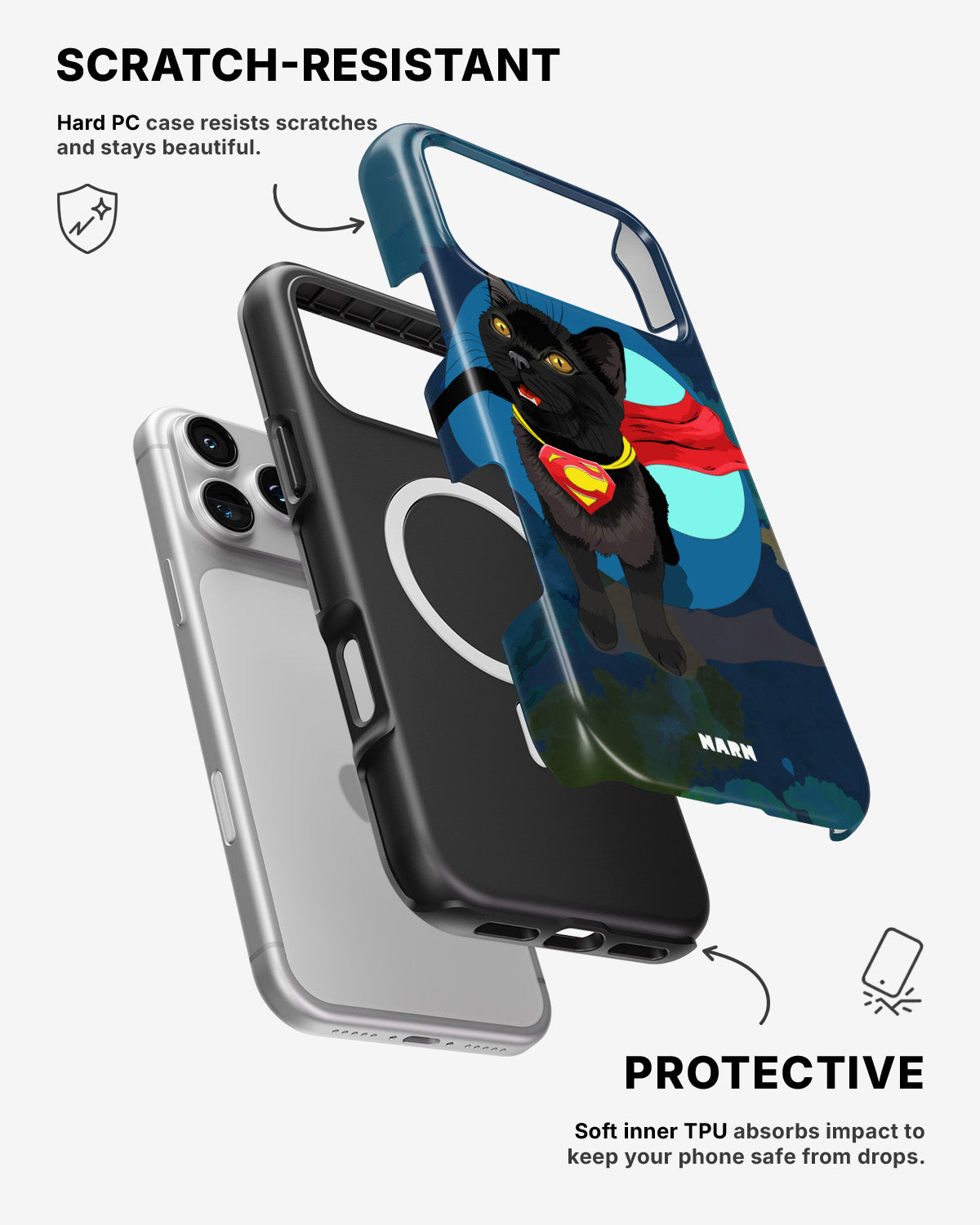 iPhone 17 Pro Max Tough Case – Super Cat - View 2