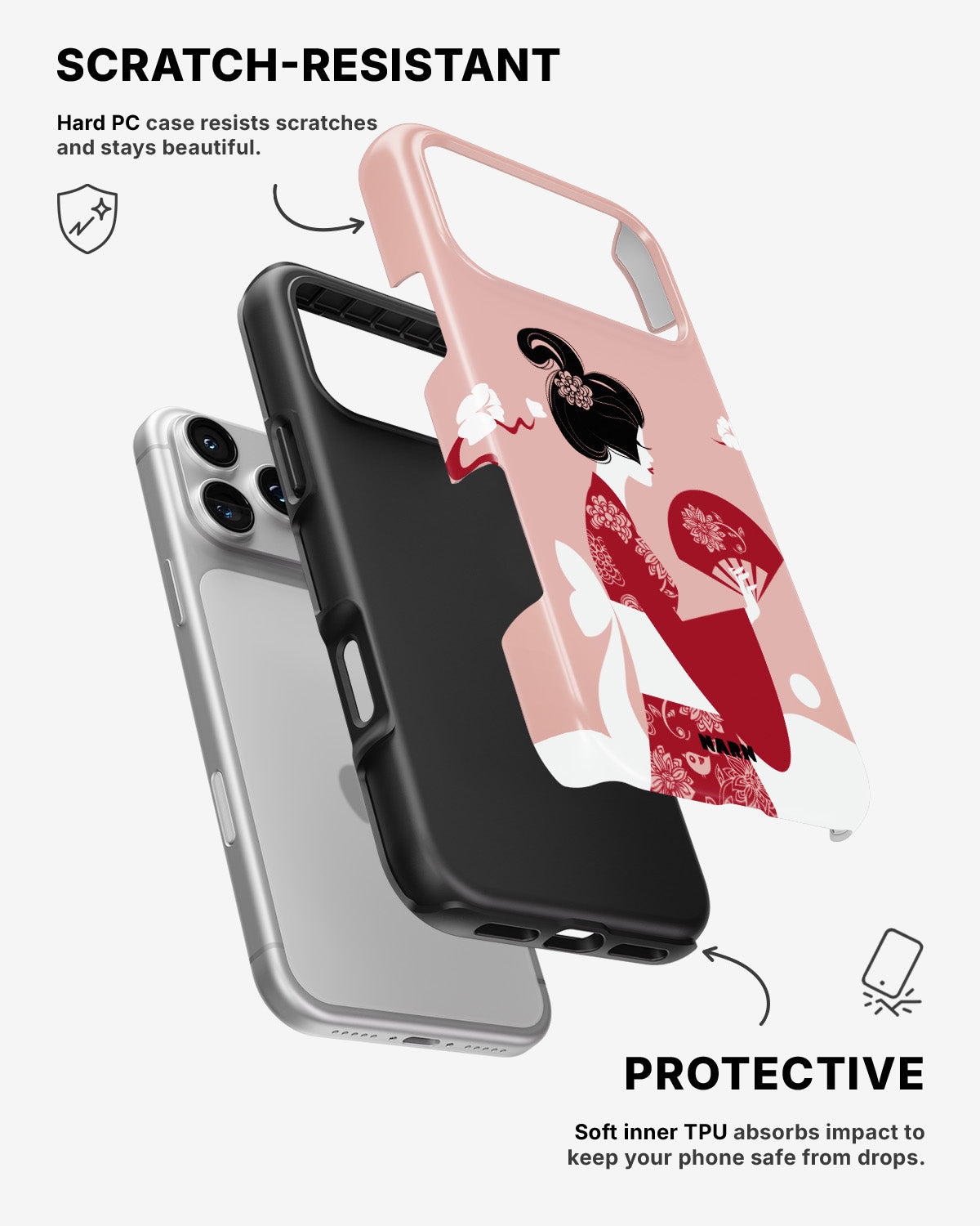 iPhone 17 Pro Max Tough Case – Geisha - View 2