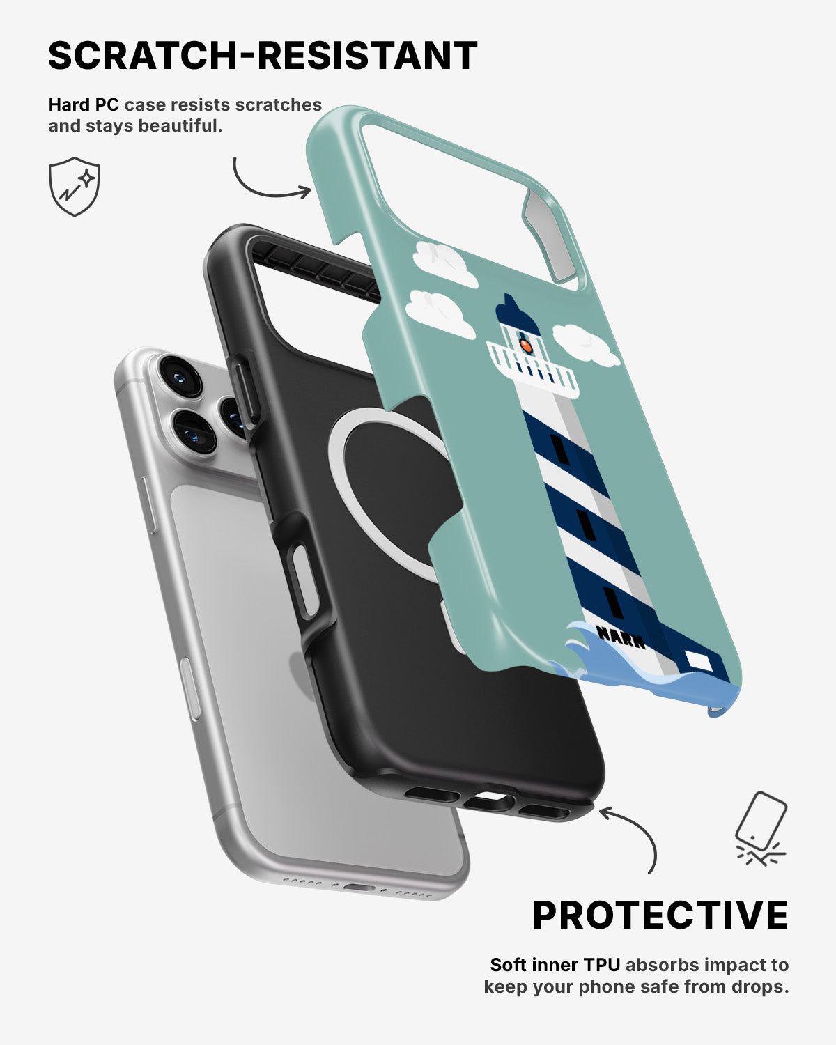 iPhone 17 Pro Max Tough Case – Lighthouse - View 2