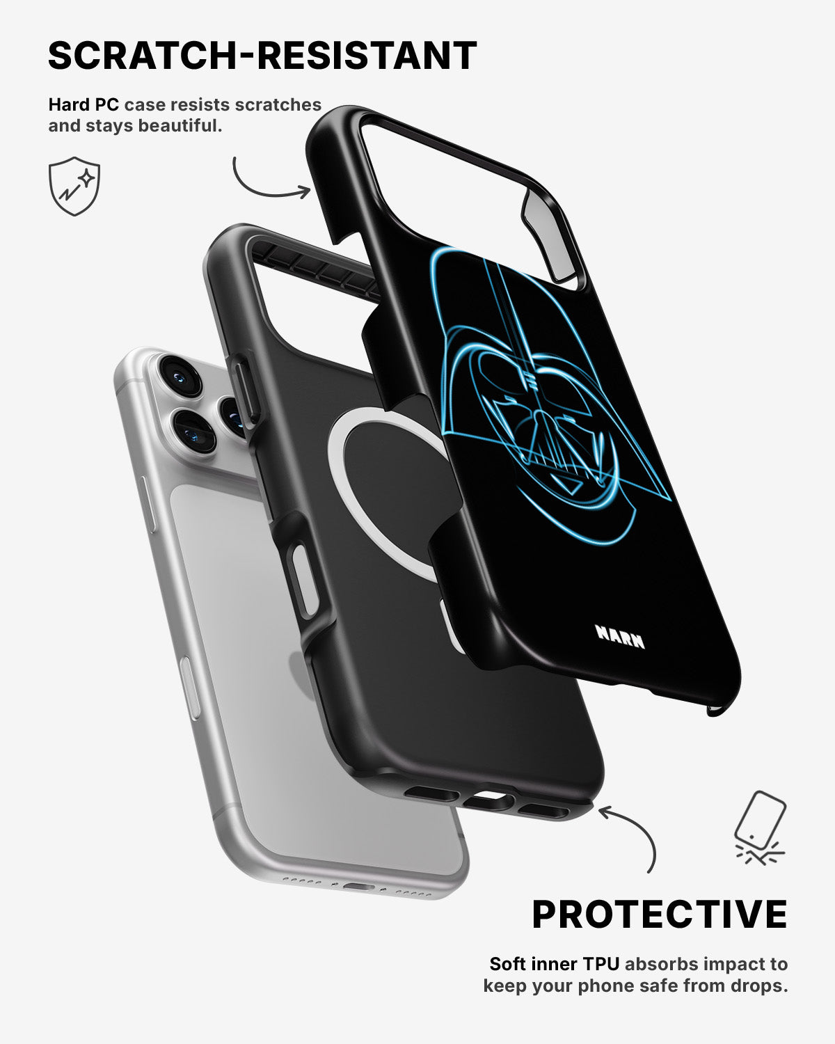 iPhone 17 Pro Max Tough Case – Darth Vader - View 2