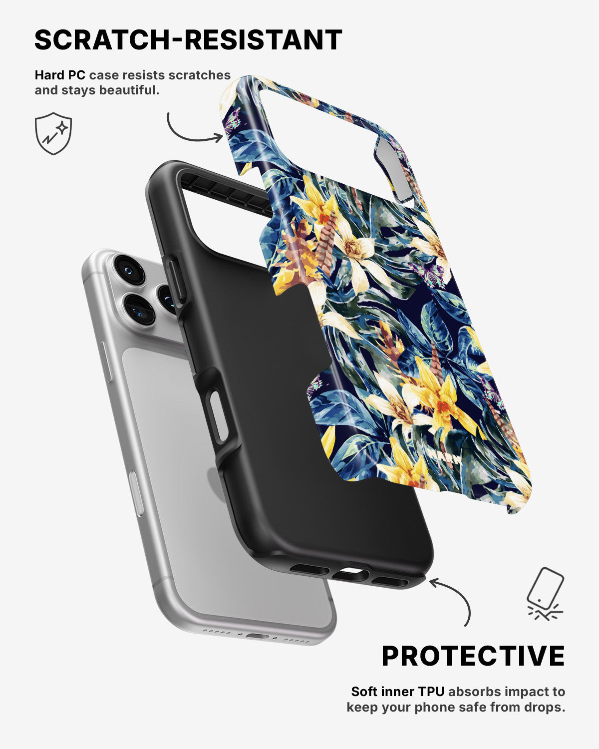 iPhone 17 Pro Max Tough Case – Lily - View 2