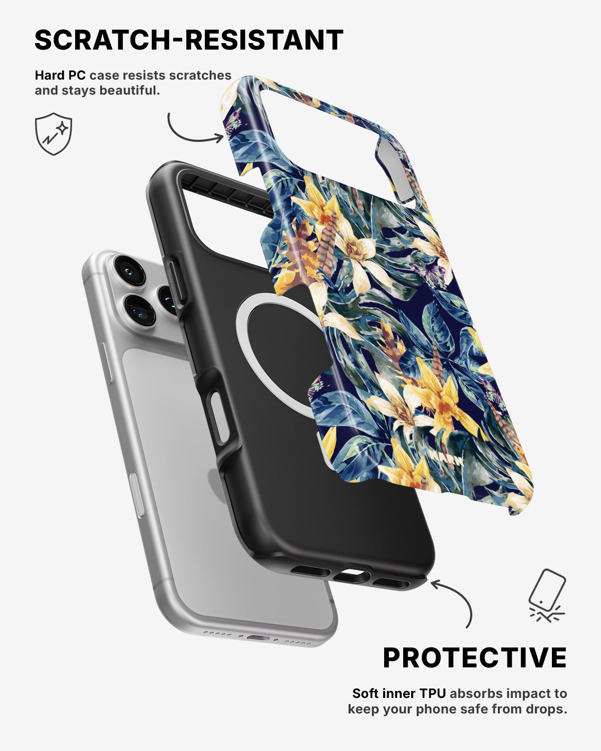 iPhone 17 Pro Max Tough Case – Lily - View 2
