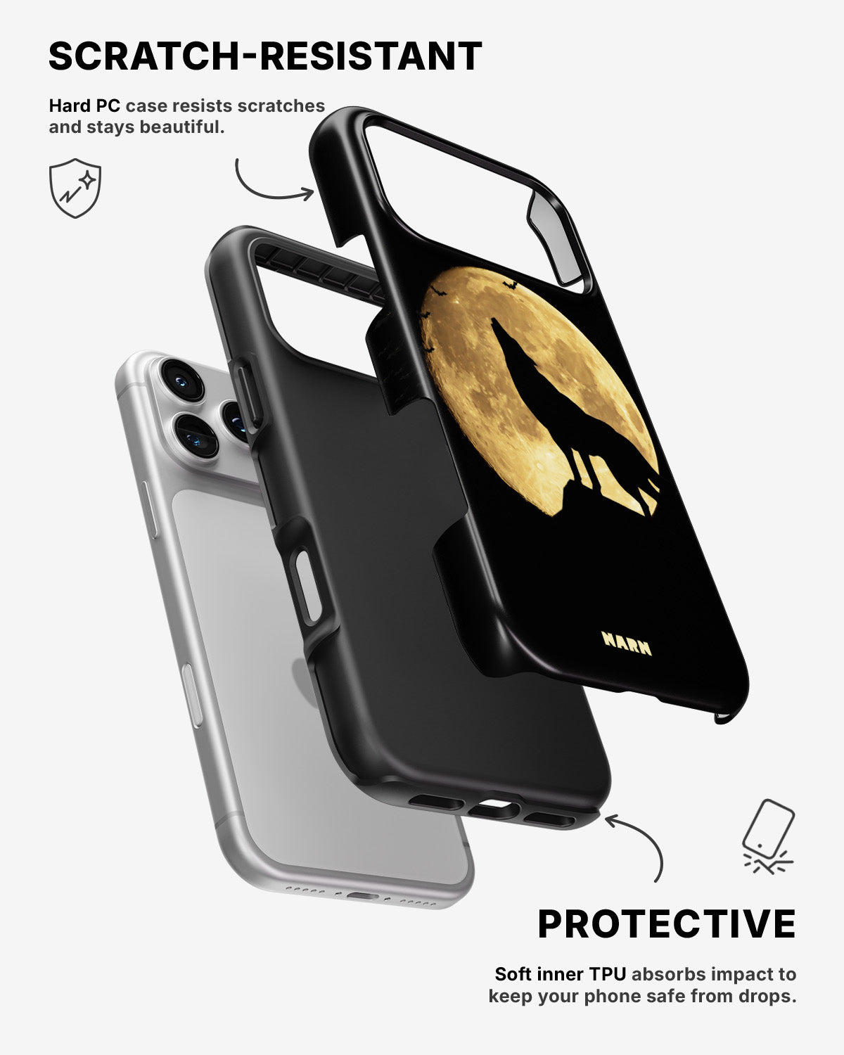 iPhone 17 Pro Max Tough Case – Wolf - View 2