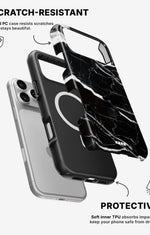 iPhone 17 Pro Max Tough Case – Black Marble - View 2