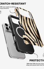 iPhone 17 Pro Max Tough Case – Wild Zebra - View 2