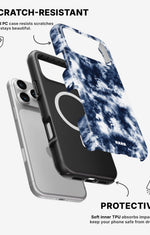 iPhone 17 Pro Max Tough Case – Tie Dye Blue - View 2