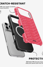 iPhone 17 Pro Max Tough Case – Pink Snake - View 2