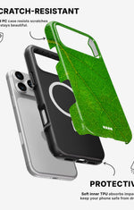 iPhone 17 Pro Max Tough Case – Green Leafy - View 2