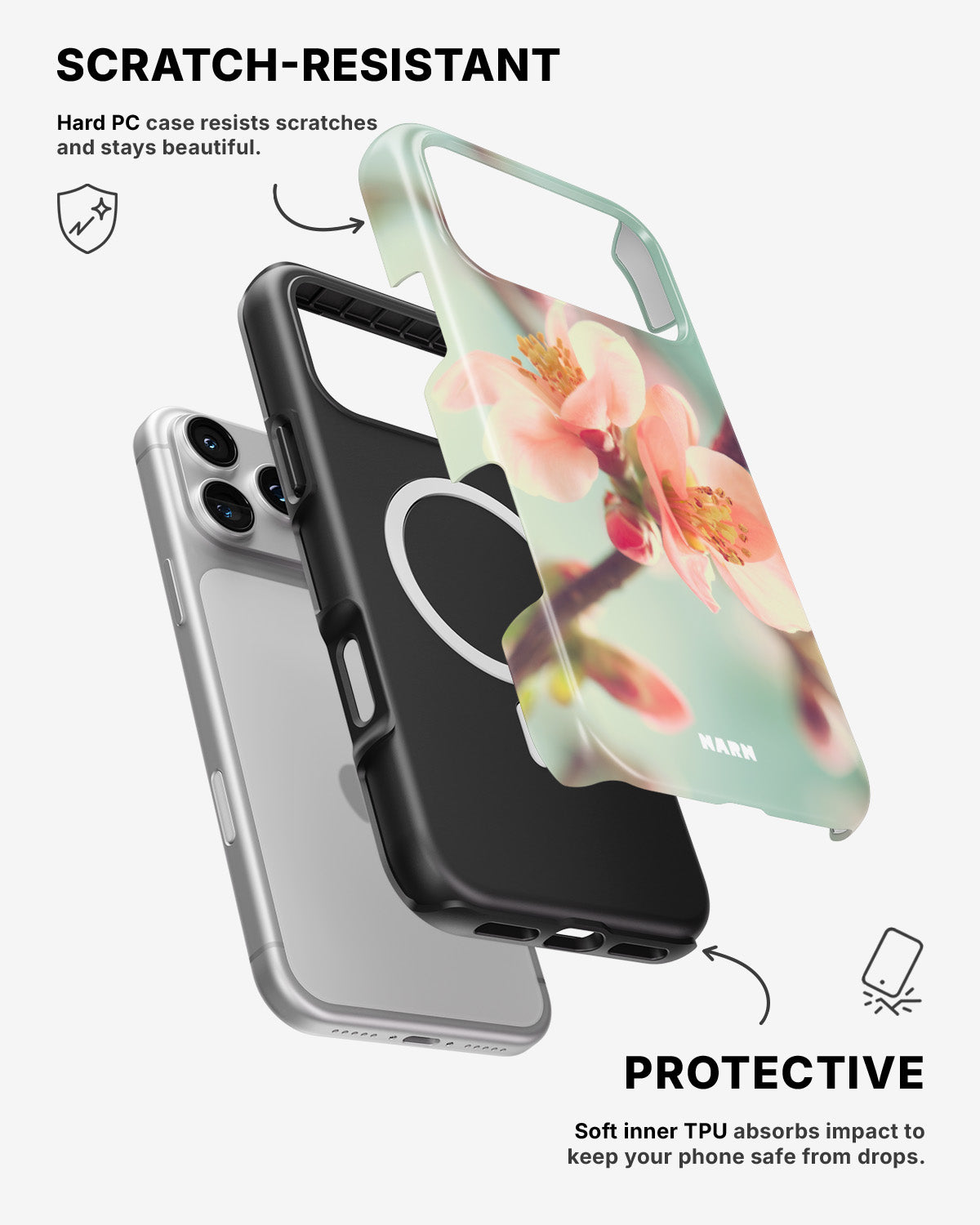 iPhone 17 Pro Max Tough Case – Sweet Bloom - View 2
