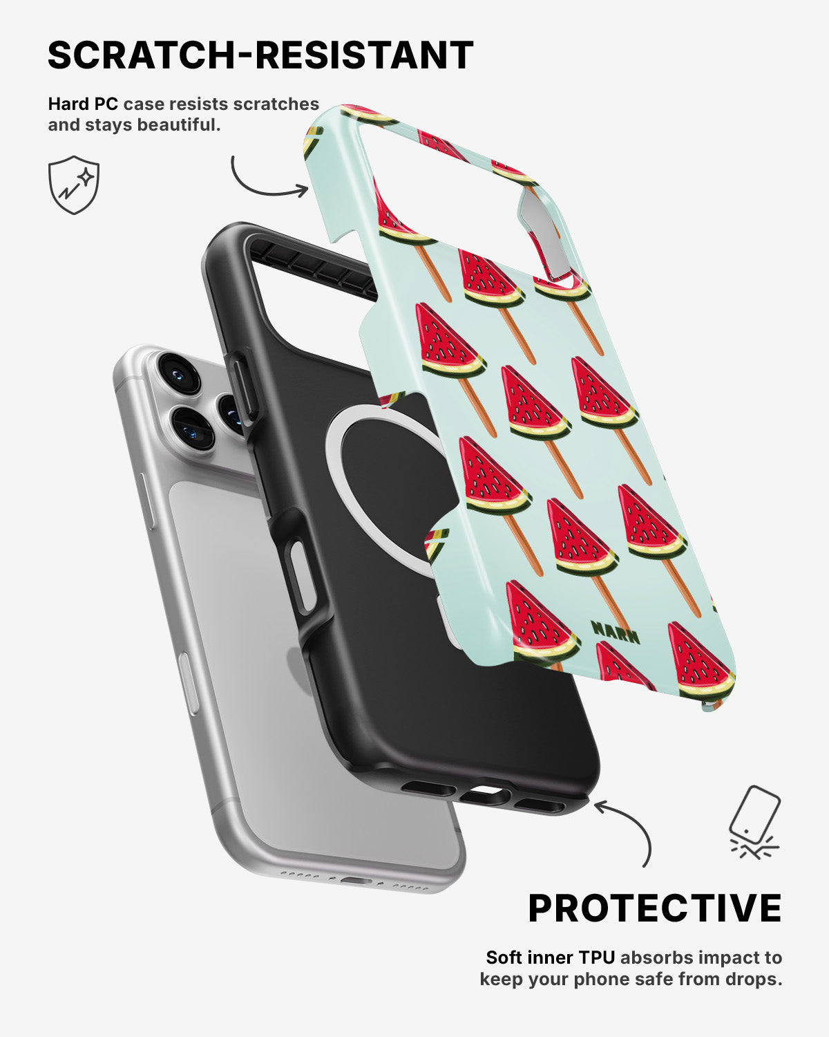 iPhone 17 Pro Max Tough Case – Watermelon Bliss - View 2