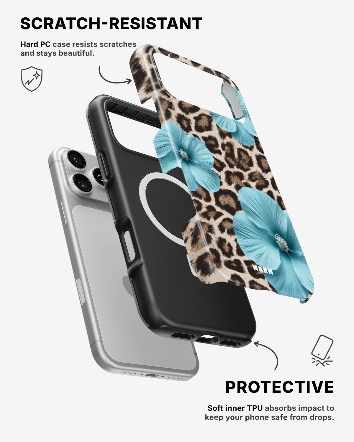 iPhone 17 Pro Max Tough Case – Blooming Jungle - View 2