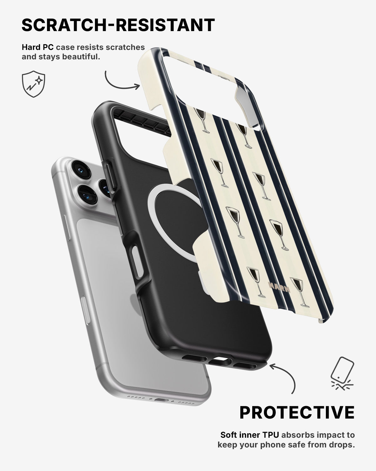 iPhone 17 Pro Max Tough Case – Sail & Sip - View 2