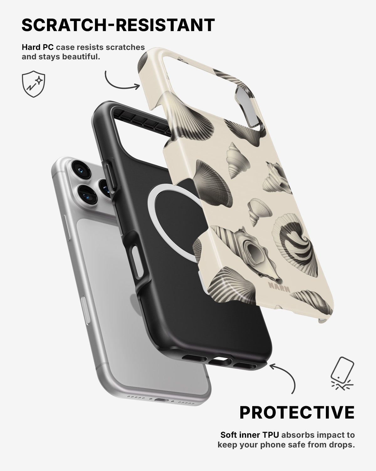 iPhone 17 Pro Max Tough Case – Silent Sea - View 2