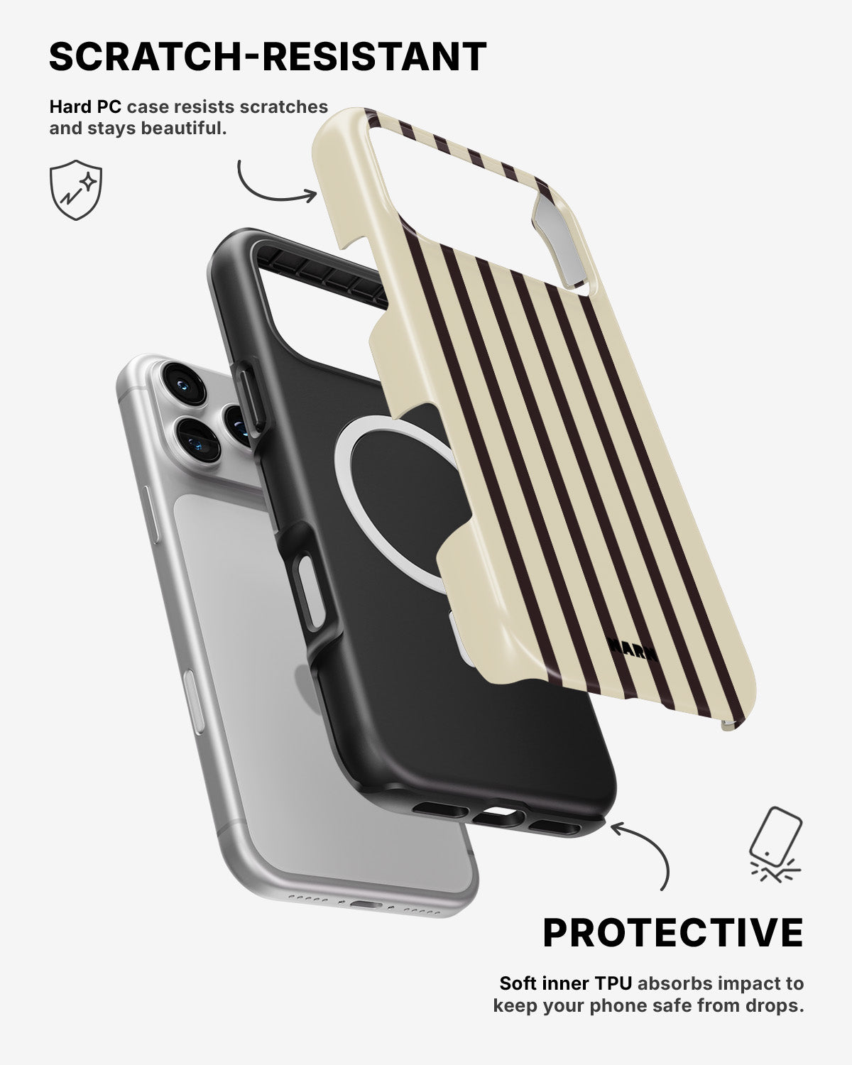iPhone 17 Pro Max Tough Case – Class Lines - View 2