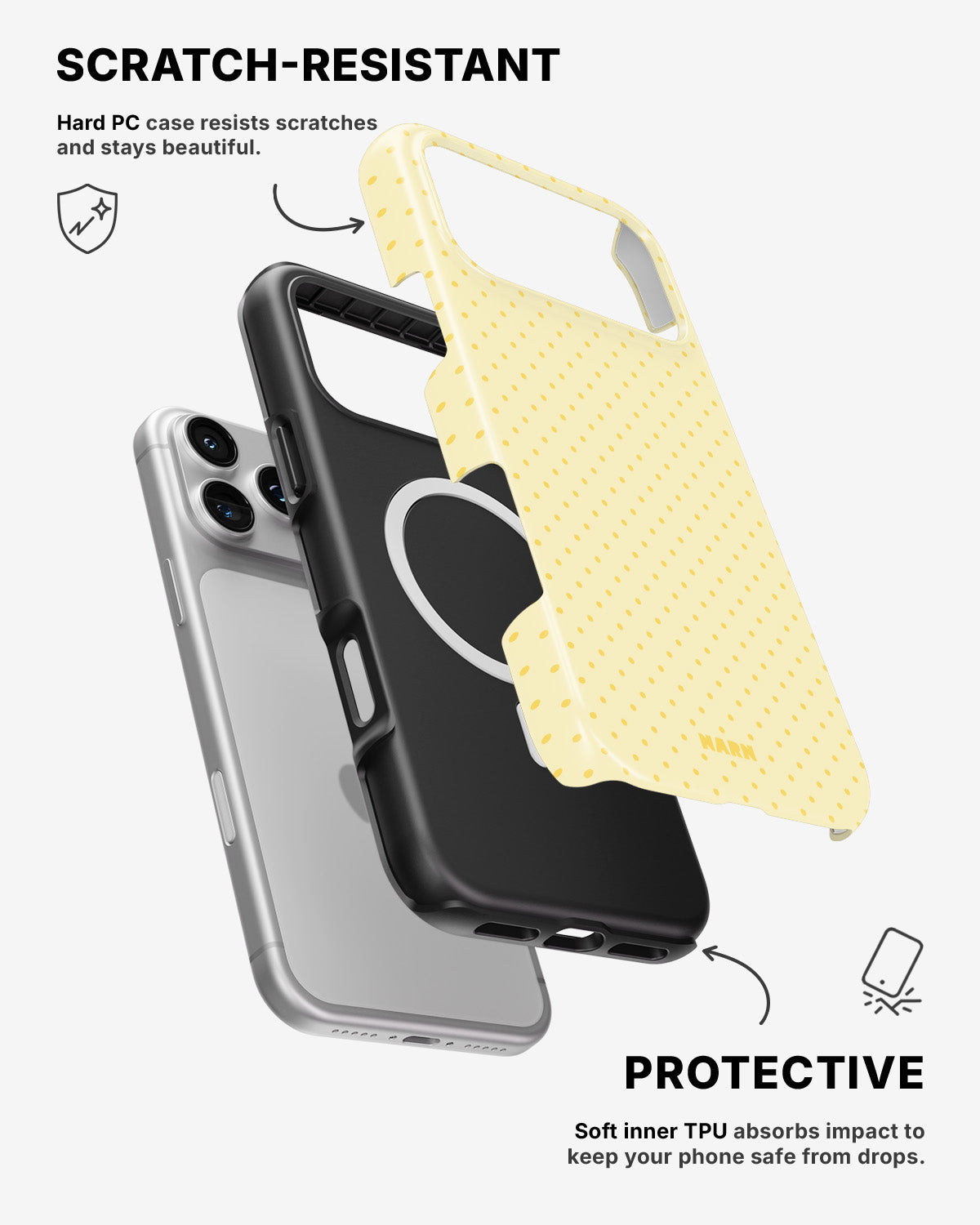 iPhone 17 Pro Max Tough Case – Morning Dots - View 2