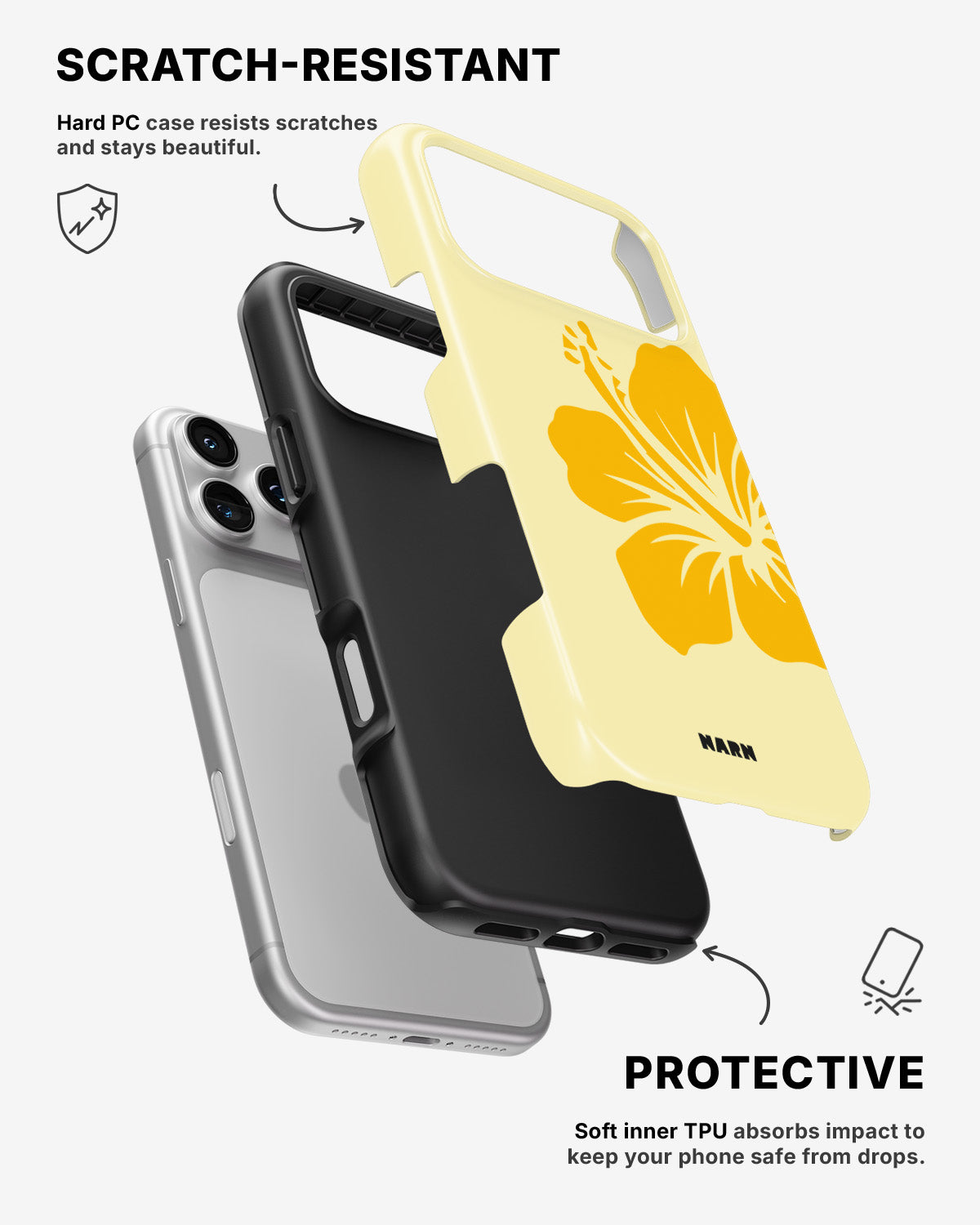 iPhone 17 Pro Max Tough Case – Golden Bloom - View 2