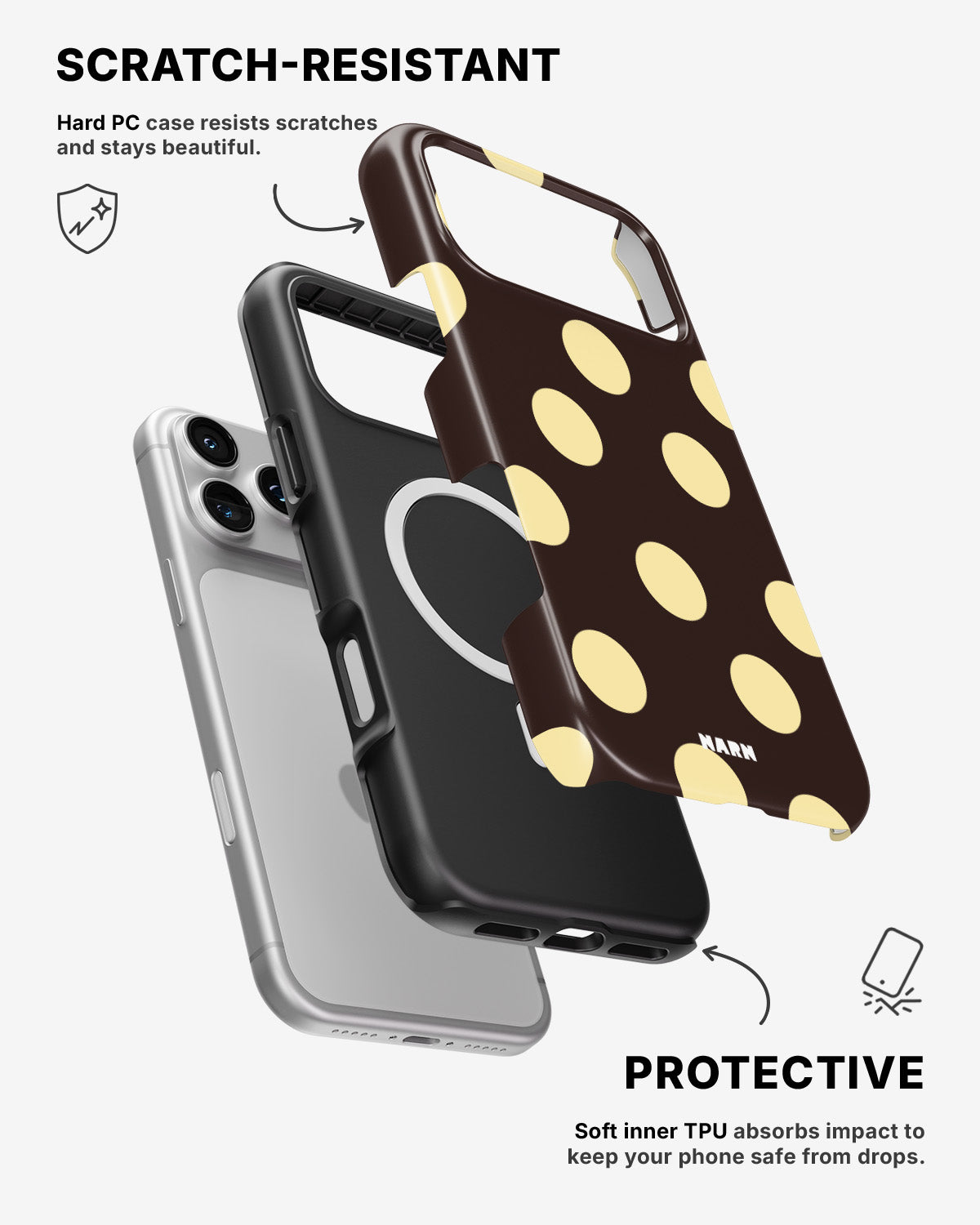 iPhone 17 Pro Max Tough Case – Mocha Pop - View 2