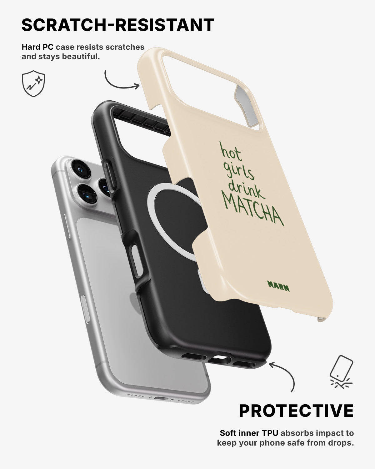 iPhone 17 Pro Max Tough Case – Drink Matcha - View 2