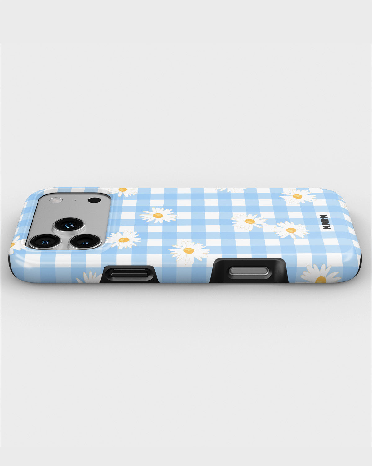 iPhone 17 Pro Max Tough Case – Blue Daisies - View 3