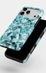 iPhone 17 Pro Max Tough Case – Green Crystals - View 4